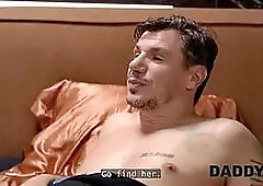 Daddy4k. lean brunette can't swim, but can blow and leap on huge daddy's boner