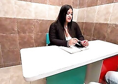 Breasty mother I'd like to fuck boss has sex with her employee in the office