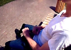 Sport, gay public masturbation, cut-offs