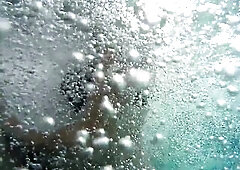 Public Pool Flashing and Tugjob in Holiday