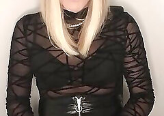 Sissy Kate jerking off 4