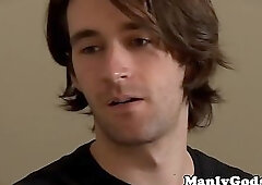 Ripped hunk pounded in butthole