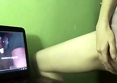 Dry Humping Climax whilst Watching Porn - Laura Fatalle