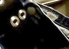 Hairy man's dick and balls are shown lots of attention during jerk session