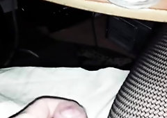 Trap mega-bitch fishnets stockings