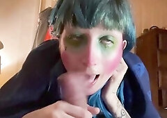 pov : beckytheclown gives u a clownjob