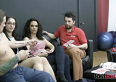 Strip Screw Your Neighbor with Dick Holly Zayda and Franco