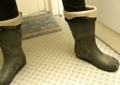 nlboots - green balzer boots & dark underclothing