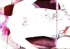 Slave girl with big tits gets waxed while bound BDSM