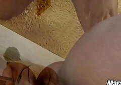 big beautiful woman mother I'd like to fuck SQUIRTING over on BBC with Sex-toy and sextoy