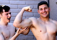 Post-massage anal with Max Summerfield and Neal Peterson