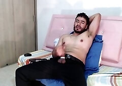 Uncut cum, gay office, dick out