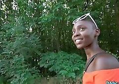 Public Agent - Hawt assured Afro sweetheart has a gorgeous large butt and likes my shlong