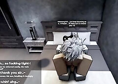 [ROBLOX] Resigned femboy pup gets bred