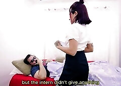 Immodest boss makes his secretary go to his abode wanting to fuck her, cum in her snatch and proceed banging