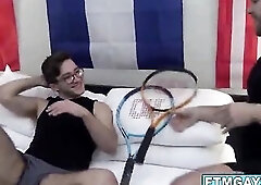 Tennis Buddies Ari And Riley Screw
