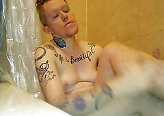 Soapy Bathroom, Masturbation, Trans Guy FTM