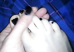 Foot Worship, Trans Stud, Foot Fetish, Large Skinny Feet