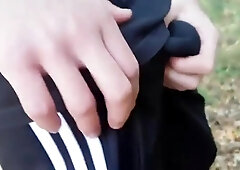 Peeing with my sloppy stinkin' prick