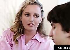 ADULT TIME - Fortunate Male Gets To Bang Blindfolded PAWG Stepmom Charlie Forde Whos Lust A Gestation