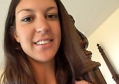 Stockinged babe Emma pussy licked and ass fucked by black man