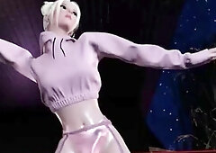 Young amateur teen in solo masturbation playing with herself