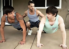 Roman Todd fucks his clients, Elliot Finn and Will Braun