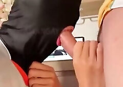 Vietnamese - Anh thợ massage cáp kèo top cu khủng chơi bôn lành bé bot