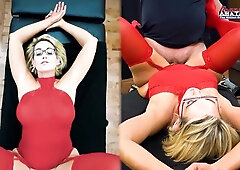 Diana Large Mammories Mature Ash-blonde Gasping BLOW-JOB Strong Blowage Elation!