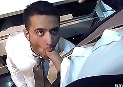 Muscle gay anal sex with cumshot