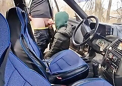 That slut on the highway fucked me with a big cock and filled me with cum