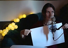 Piper Blush whispers and tears paper in an intimate ASMR session
