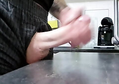 Cum Shot in my kitchen