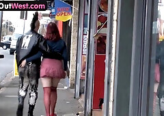 Girls Out West - Amateur punk couple having sex