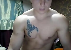 Muscle Webcam Hunk Beating Off