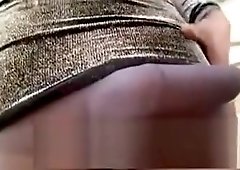 naughty excited shemale Jerking Her thick jock