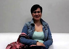 Voluptuous milf eager to reveal her sex skills in casting