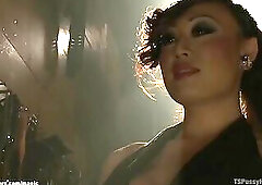 Asian TS dom anal fucks apprentice