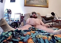 Straight guy, on sofa, little cocks