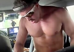 Barros and Old man sucking his dick in car