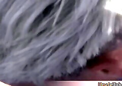 Cute blonde GenZ teen needs a black cock in his tight ass and he is looking for a candidate