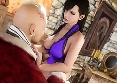 Buxom 3D beauty with a fabulous ass rides a cock to orgasm