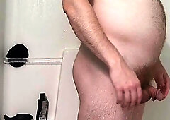 Thick Douche Hosepipe Tummy Inflation and Plugging