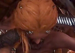 God of war MILF training true warrior of Volhalla with bondage and femdom