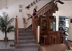 Mamma, Dad and the Babysitter with ms Paris Rose