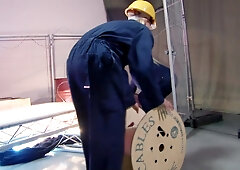 Platinum blonde manual laborer girls have it hard