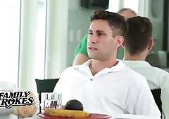 Free Premium Video Sexy Blonde Big Tits Milf Stepmom Kagney Linn Karter Fucked By Stepson In Front Of Cuckold Stepdad - Teaser Video