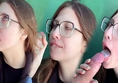 Blowjob P Sen Slukker Cum