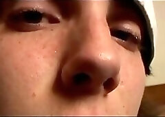 Amateur skater twink solo masturbation