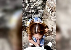 Walk in forest ended in a screw in the woods